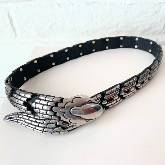 COPY - Real Silver Snake Belt - Picture 1 of 3